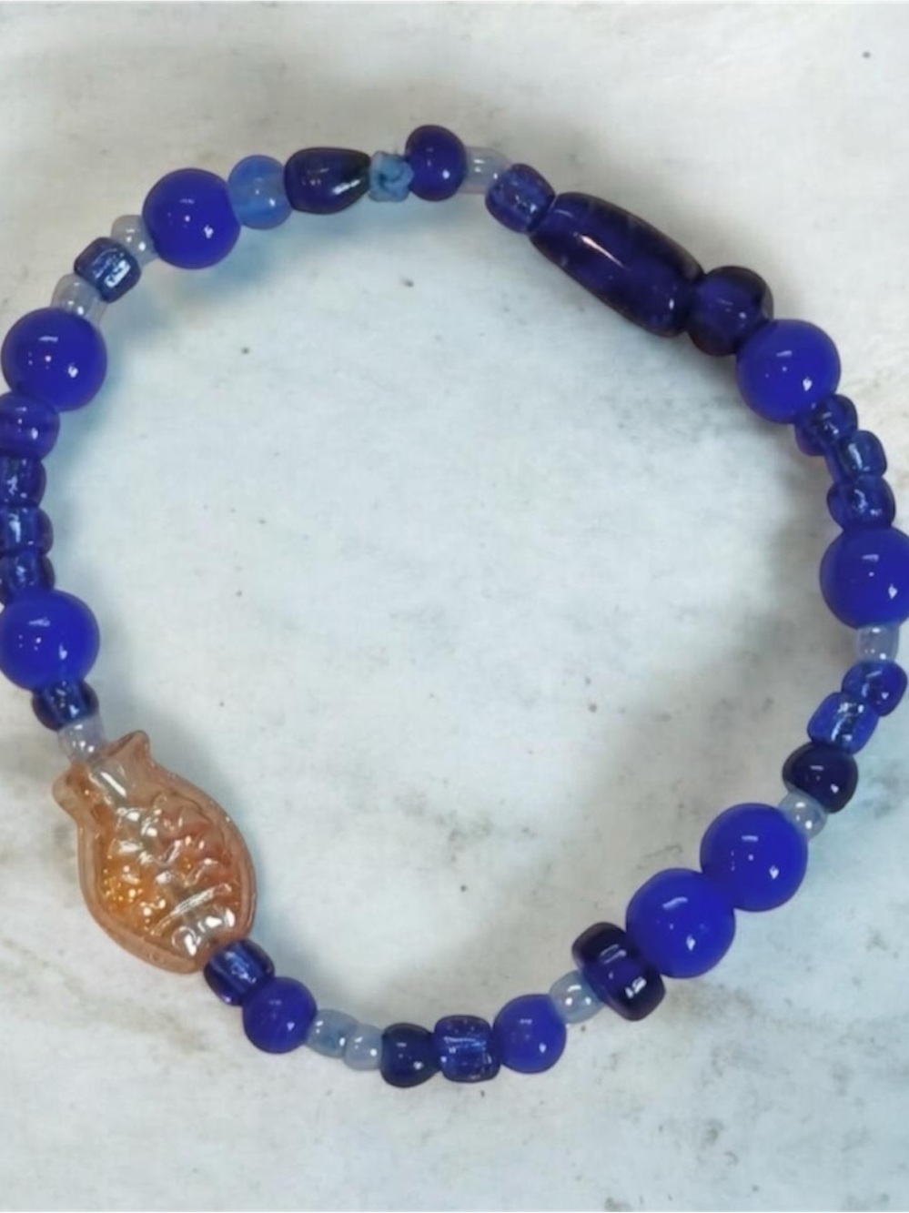 Fashion blue bracelet